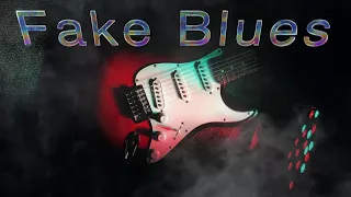 Fake Blues backing track jam in A