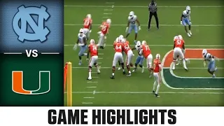 North Carolina vs. Miami Football Highlights (2022)