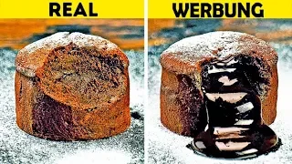 ESSEN IN WERBUNG VS. IM REALEN LEBEN || 24 WERBE-TRICKS