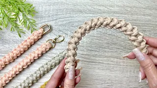 Alça de crochê para bolsa fácil e rapida  /alça linda e delicada/ crochet strap for bag