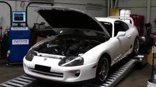 JZA80 Supra Twin Turbo Dyno Run