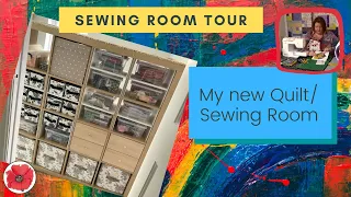 My New Quilting and Sewing Room ❤ Craft Room Tour