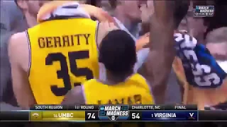 Epic UMBC Celebration after Upset of the Century over #1 Virginia