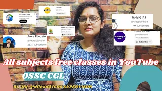 No more Paid course // All subjects free classes in YouTube // OSSC CGL // RI, ARI, AMIN //