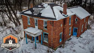 Very dangerous abandoned Italianate style 1800's farmhouse. Explore #71