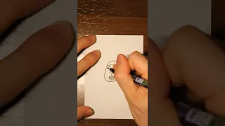 How to draw Chibi Maruko-chan's Hamaji✏✏✏ちびまる子ちゃんの「はまじ」の簡単な描き方