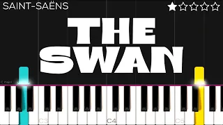 Saint-Saëns - The Swan (The Carnival of the Animals) | EASY Piano Tutorial
