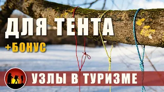 Туристические узлы | Таутлайн, фургонная петля, верёвка-пояс