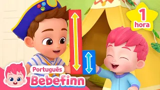 Longo e Curto e mais música | Desenho Animado | +Completo | Bebefinn em Português -Canções Infantis