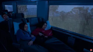 Overnight on the Night Train - ️🎧 The Sound of Rain on the Window for Sleep, Relaxation - Rain Sleep