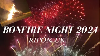 BONFIRE NIGHT 2021 [full] • EPIC FIREWORK DISPLAY [full] | 5th November 2021 in Ripon, UK