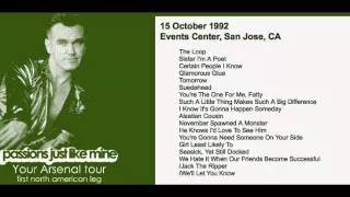 Morrissey - October 15, 1992 - San Jose, CA, USA (Full Concert) LIVE