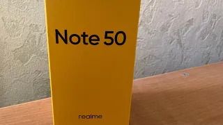 Распаковка Realme note 50 характеристики смартфона в описании