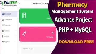 Pharmacy Management System in PHP | Php pharmacy management software