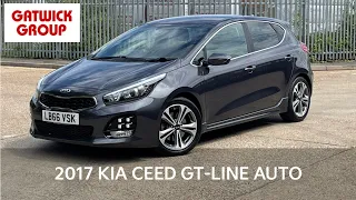 2017 Kia Ceed GT-Line 1.6l Diesel Turbo Automatic Hatchback For Sale | Gatwick Kia, Crawley