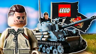I BUILT A LEGO Military Tank | Brickmania Sherman  | FURY