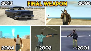 FINAL MISSION WEAPON EVOLUTION IN EVERY GTA