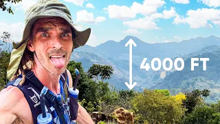 Running Up A Mountain In Costa Rica (4000Ft Elevation)