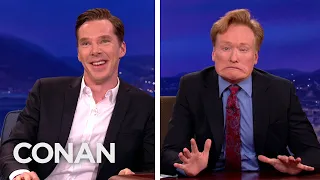 Benedict Cumberbatch Gives Conan Dragon Acting Lessons | CONAN on TBS