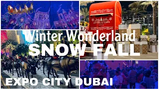 WINTER WONDERLAND | SNOW FALL(Until New Year 2023) | Xmas MARKET | EXPO CITY | #expocity | DUBAI