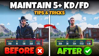 HOW TO INCREASE KD/FD IN BGMI/PUBG MOBILE TIPS & TRICKS MEW2