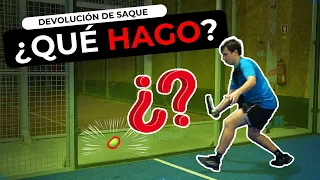 TUTORIAL COMPLETO 📄 CÓMO DEVOLVER el SERVICIO - Parte 1 🥎 Adan Ponce | Alto Padel