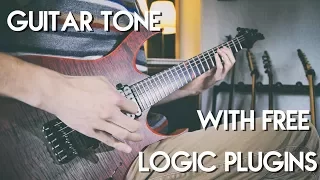 Awesome metal/djent guitar tone with free Logic Pro X plugins!