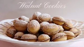 Walnut Cookie Recipe | How to make Walnut Cookies | Oreshki Recipe | орешки Perfect Holiday Cookie