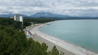 Пицунда - захват лежаков. Завтрак с нами 🙂