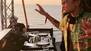 Beautiful sunset w/ Peggy Gou 🇭🇷☀️