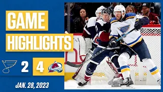 Game Highlights: Avalanche 4, Blues 2