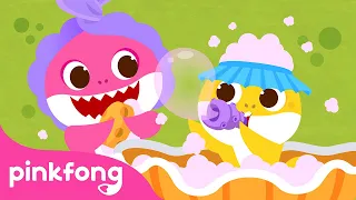 Mandi Menyenangkan! | Sehari Bersama Bayi Hiu | Lagu Anak | Pinkfong Baby Shark