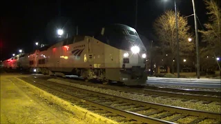 Amtrak Auto Train PO53-20 HAS A MEDICAL EMERGENCY w/SPECTACULAR K5LA & Q438 flies through FAY!