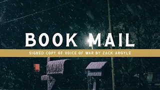 I CAN'T BELIEVE YOU CAN ORDER THIS RIGHT NOW | Book Mail Voice of War by Zack Argyle