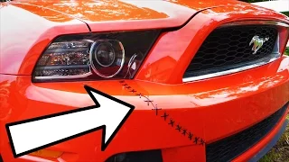 Fix a Cracked Bumper Fast and Easy with Zip Ties (Drifters' Stitch)
