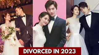 TOP CHINESE DRAMA COUPLES THAT GOT DIVORCED IN REAL LIFE 2023 #marriage #kdrama