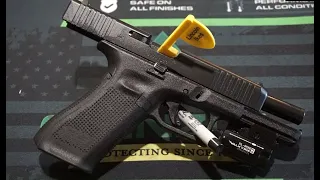 Glock 17 G17 Gen 5 Range and standing accuracy test with Sig 124 gr. JHP Elite Performance 9mm.