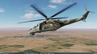 DCS Mi-24P Hind: First Cold Start + Weapon Employment + Landing/Hover Footage