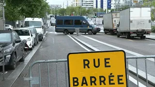 French police reconstruct scene of Nahel's death in Nanterre | AFP