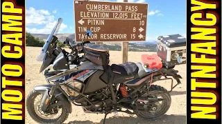 Motorcycle Camping: 1 Week Loadout Shown