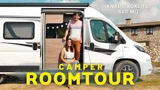 Camper Roomtour | KNAUS Boxlife 600 MQ mit Raumbad | Kastenwagen Fiat Ducato | Unsere Erfahrungen