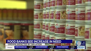 Rising inflation causes more people to seek help at valley food banks