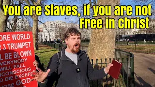 Speakers Corner - Bob talks about the Christian Concept of Freedom at Hyde Park - 05/02/2023