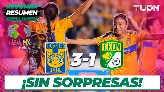 Resumen y goles | Tigres 3-1 León | AP2023-J9 | Liga Mx Femenil | TUDN