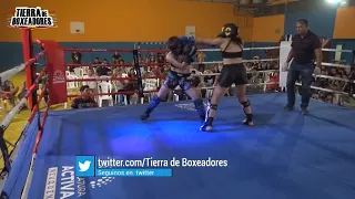15° Pelea Exhibición   Florencia Fornoni Vs Alexia Dominguez    Kick Boxing Cinco Saltos 11 03 23