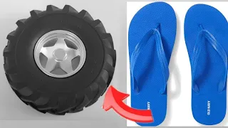 How To Make Tractor Tyre At Home | Homemade tractor