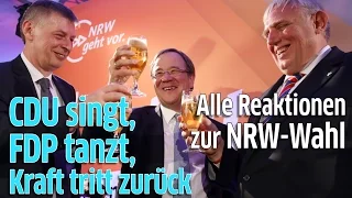 Landtagswahl in NRW 2017: Armin Laschets CDU siegt, Hannelore Kraft der SPD tritt zurück