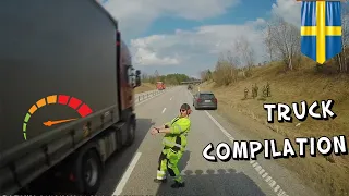Flying Past People! *Truck Dashcam Compilation*