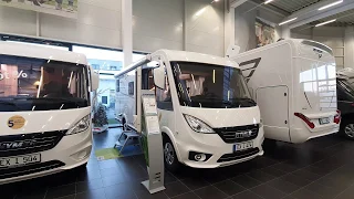 664cm integrated motorhome with 700kg payload : Hymer Exsis i474