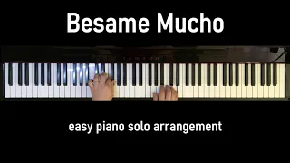Besame Mucho - Easy Piano Solo Arrangement #kids #besamemucho #piano #sheetmusic